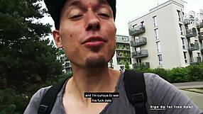 German pornstar Miablow loves to f**k herself in Berlin with chubby and fat girl