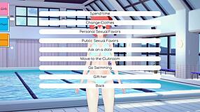 Want to see footjob in Doki Doki Literature Club hentai?