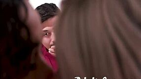 Demanding boyfriend craves threesome with old friend and shaved girlfriend