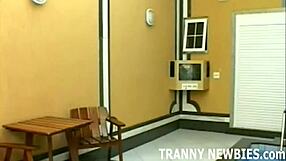 Does her hot little shemale cock make you hard too?