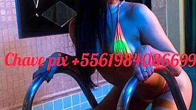 Crossdressing Slut Dances Striptease Twerking For Pussy Thrusting