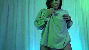 Natalie Dancing and Stripping Her Clothes 😍