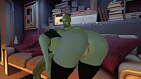 Close up as close up can be, 3D Hentai parody with MILF and large breasts