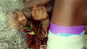 Granny craves big black 11 inches cock in her mouth