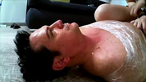 Femdom Mistress Slaps and Spits on Submissive in Fetish Scene