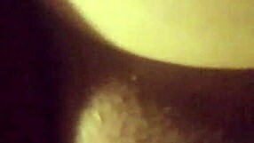 Feeling the intense pounding on my fat ebony pussy close up