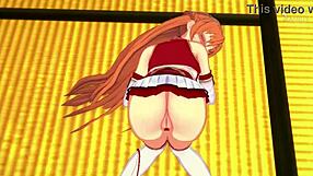 asuna having unplanned pov sex in village room