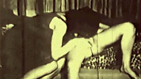 vintage crossdresser reveals huge cock