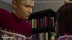 winter holiday with liberty lee in the sims 4