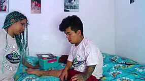 i can't believe it, this circus dwarf kept touching my tits while i did his makeup!