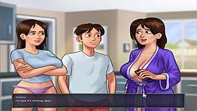 Jenny Yaz Zamanı Sagası Sansürsüz 4'te Dev Memelerini Sergiliyor