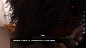 Latisha delivers steamy blowjob to Alex during study session in 3D game