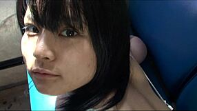 erika takayama in high-leg lingerie suit showcasing white legs in solo fetish video