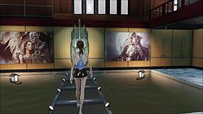 Bikini models: Sexy brunette in Fallout 4