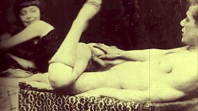 vintage crossdresser reveals huge cock