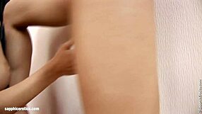 liza and angellina explore each other's bodies in erotic lesbian fun