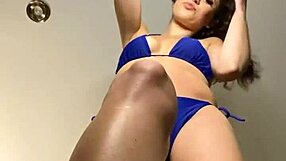 lick my feet, teen, as i step on your face in pov