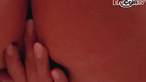 Wow, check out this curvy, tattooed German teen 18+ with big natural tits getting a facial at the sex meeting!