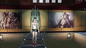 Bikini models: Sexy brunette in Fallout 4