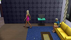 The step mom and son experience their first fuck together