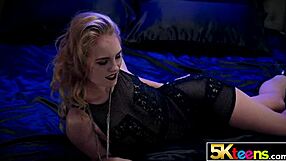 Blonde teen natalie knight creampied multiple times in fishnets