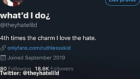 Skitten latina tenåring 18+ spruter på svart kuk i sexy økt