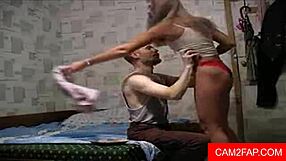 Nasty Teen Licks Dirty Pussy in Skirt with Old European Amateur