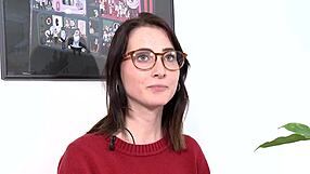 Lia, a beautiful Bundesliga talent German mistress is behind the scenes with a vintage cup of tea and a having racy anal fun with a plug