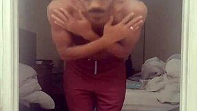 body movement caught on camera in homemade dorm setting