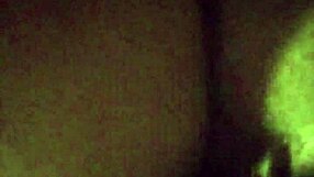 Feeling the intense pounding on my fat ebony pussy close up