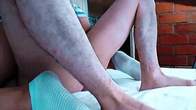 Linda, the petite colegiala, rides her professor's cock to pass exams.