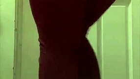 teasing you with my curvy body and a drink