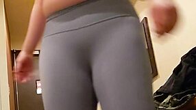 21-Year-Old Girl's Foot Sole Face Stepping Leads To Cumshot In Pov