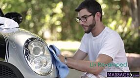 Petite Latina Milf Sucks Dick In Car But Guy Wants More