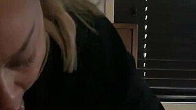 feeling the warmth of morning blowjob