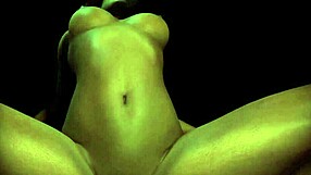 Black Angel Girl Rides Big Black Cock In Pov 3D