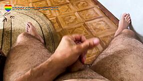 i saw my stepbrother getting a handjob and titty fuck from a young babe