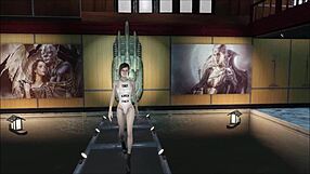 Bikini models: Sexy brunette in Fallout 4