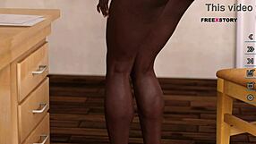 Latisha delivers steamy blowjob to Alex during study session in 3D game