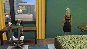 The step mom and son experience their first fuck together