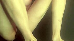 can you handle this tranny's tight asshole stretching with a huge dildo?