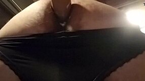 Sissy ass fucked by homemade fuck machine?