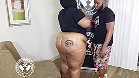 what's behind this huge firm booty? chubby bbw newbie spills all in casting interview.