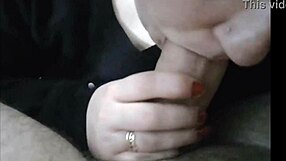 Quick blowjob for stepbrother at home