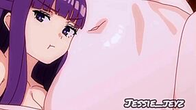 Frieren hentai video featuring parody anime elements.