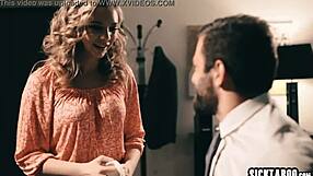 Sexy Babe Tiffany Watson Sucks Cock And Cleans Guy's Pants With Her Mouth