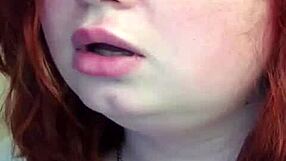 Beautiful Russian Redhead Dances Sensually On Webcam