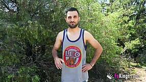 Amateur 18yo Luna Black Deepthroats and Fucks Outdoors