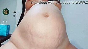 Latina milf bent over for anal doggystyle.