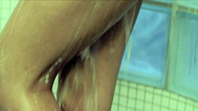 cutie fingering wet pussy with dildo solo